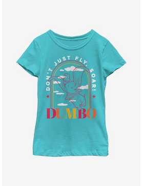 Disney Dumbo Soaring Arch Youth Girls T-Shirt, TAHI BLUE, hi-res