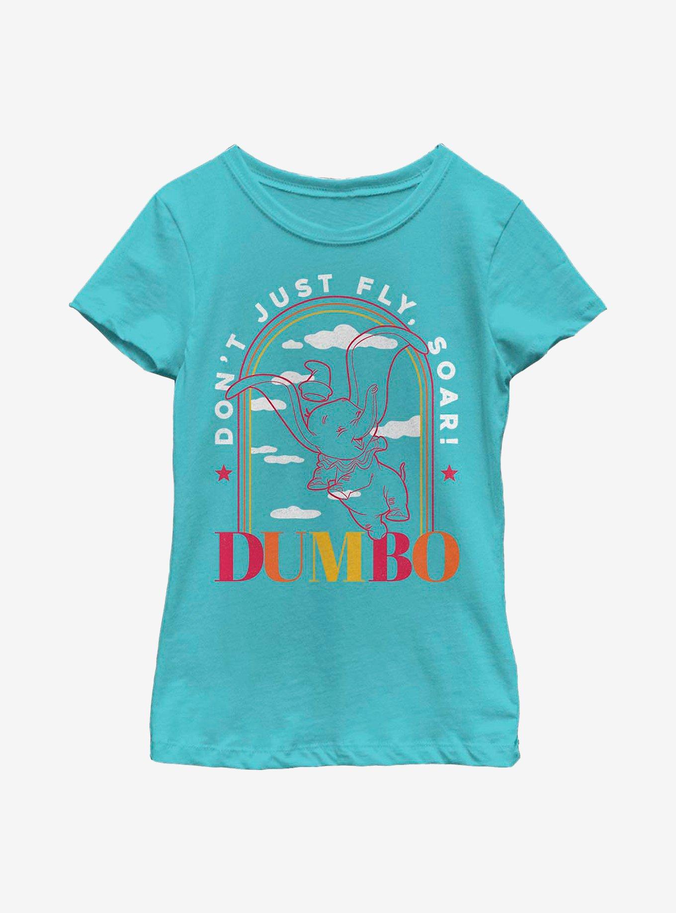 Disney Dumbo Soaring Arch Youth Girls T-Shirt, TAHI BLUE, hi-res