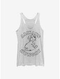 Disney 101 Dalmatians Always Hungry Roly Womens Tank Top, WHITE HTR, hi-res