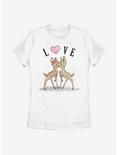 Disney Bambi Love Womens T-Shirt, WHITE, hi-res