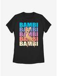 Disney Bambi Name Stacked Womens T-Shirt, BLACK, hi-res