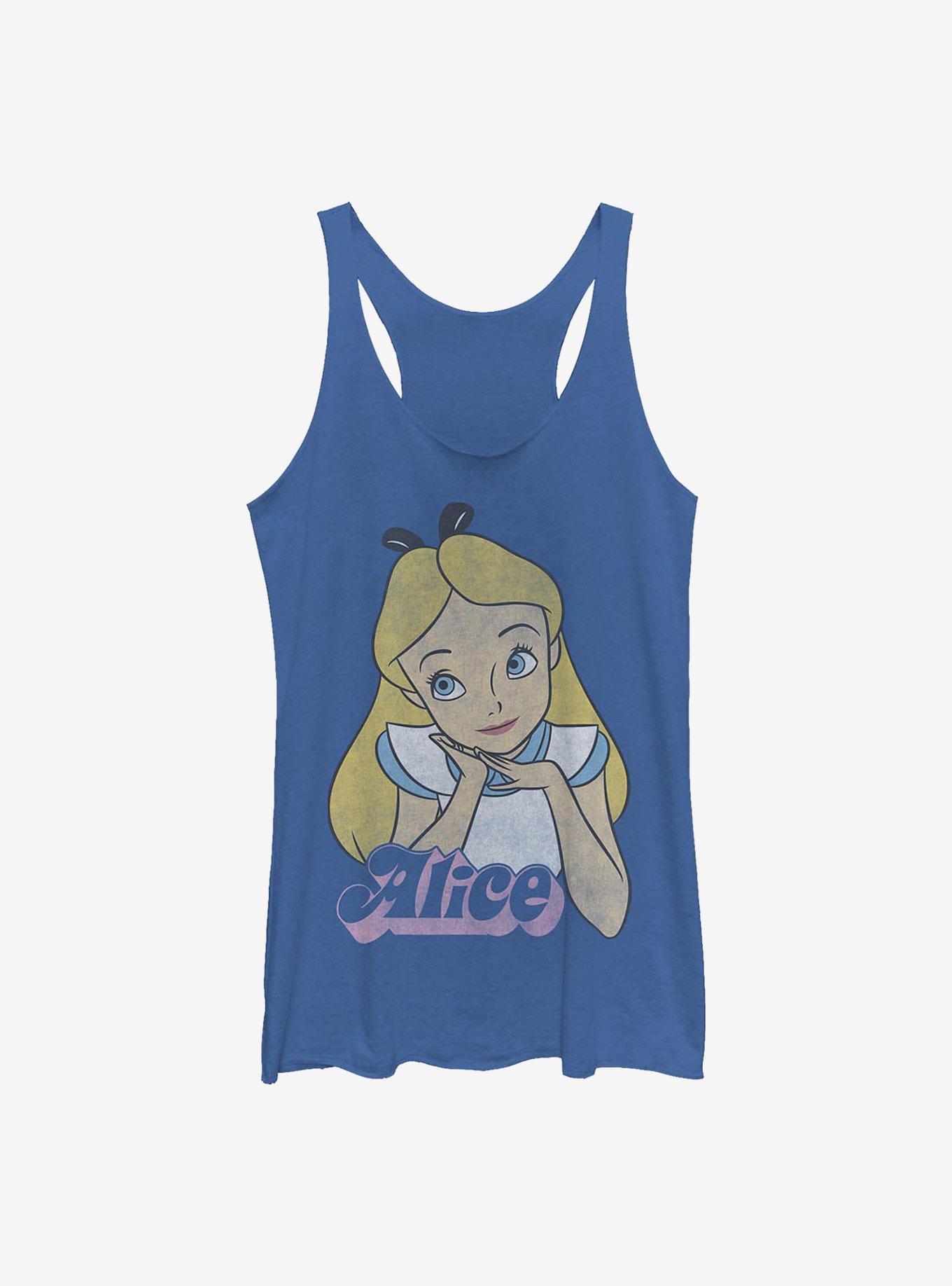 Disney Alice In Wonderland Big Alice Womens Tank Top