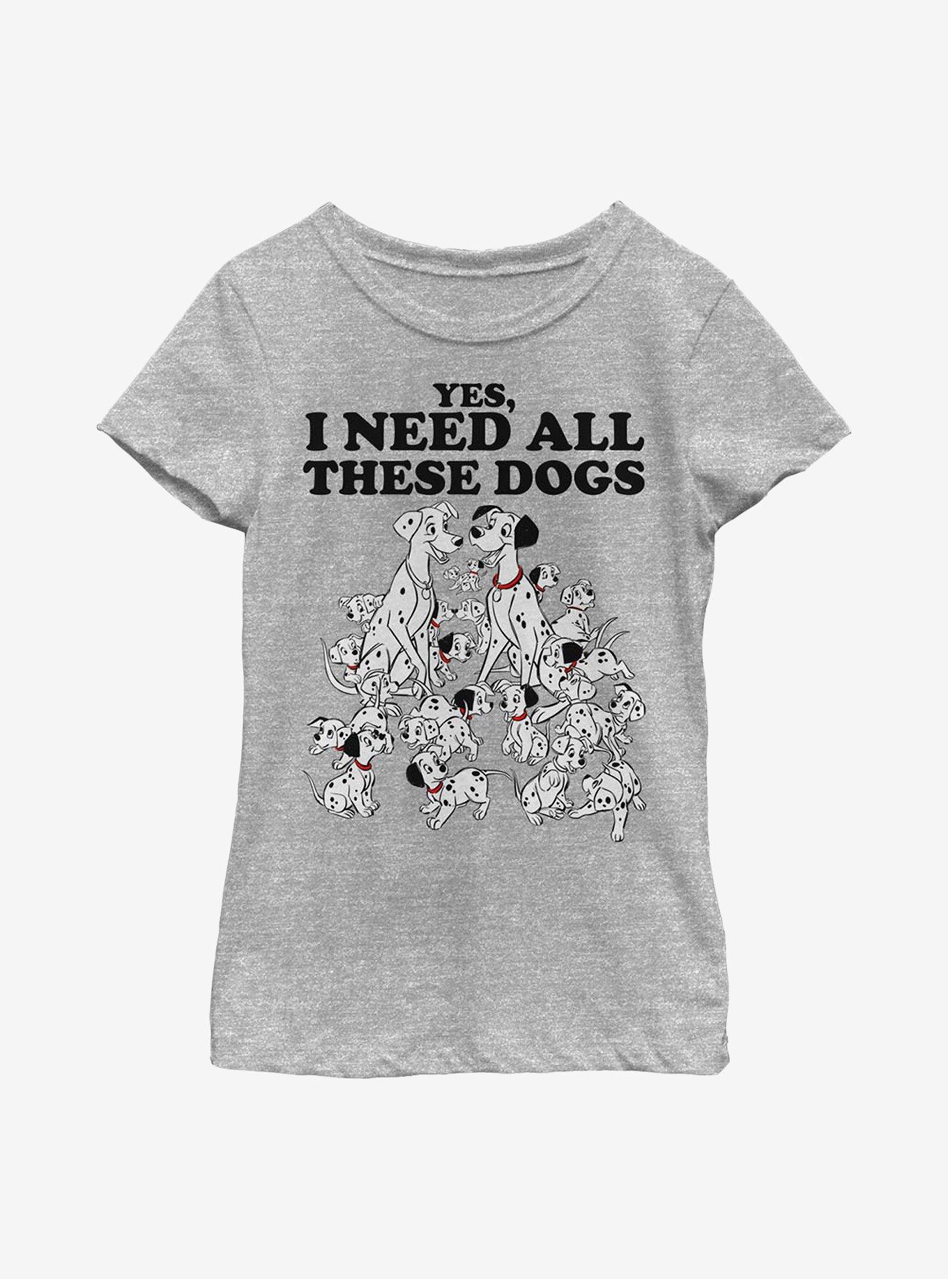 Disney 101 Dalmatians All These Dogs Youth Girls T-Shirt, , hi-res