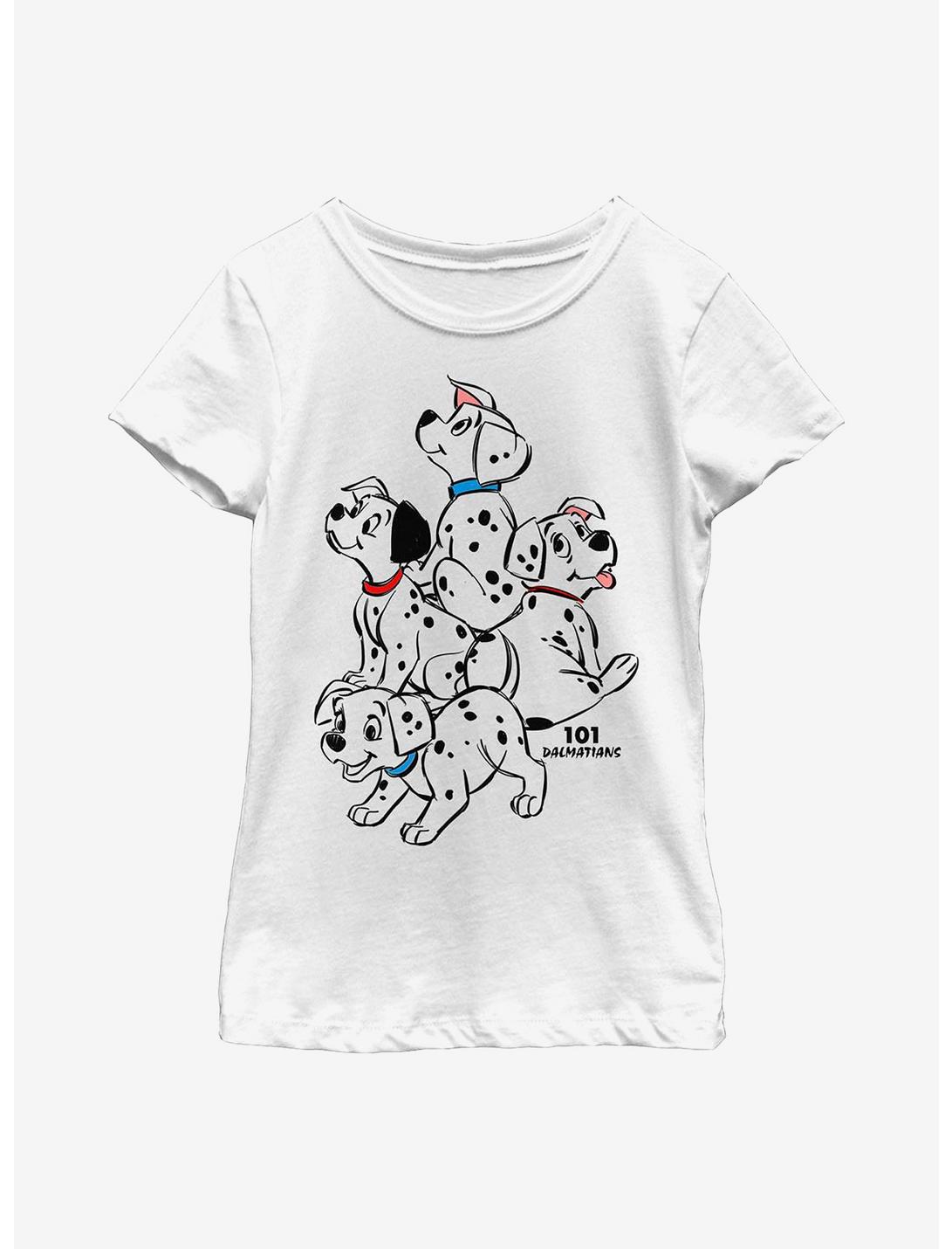 Disney 101 Dalmatians Big Pups Youth Girls T-Shirt, WHITE, hi-res