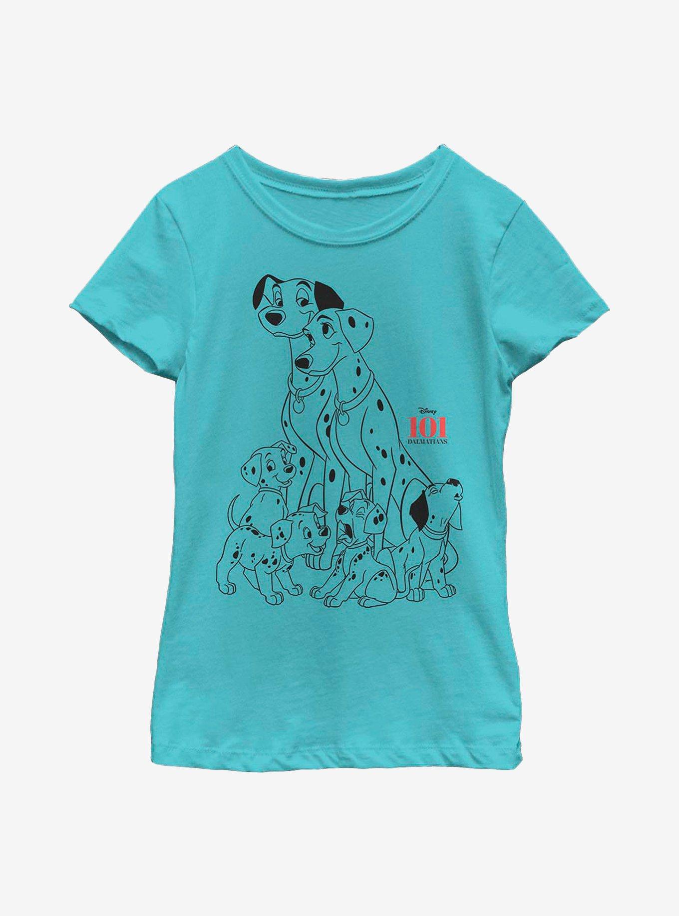 Disney 101 Dalmatians Dog Pile Youth Girls T-Shirt, , hi-res