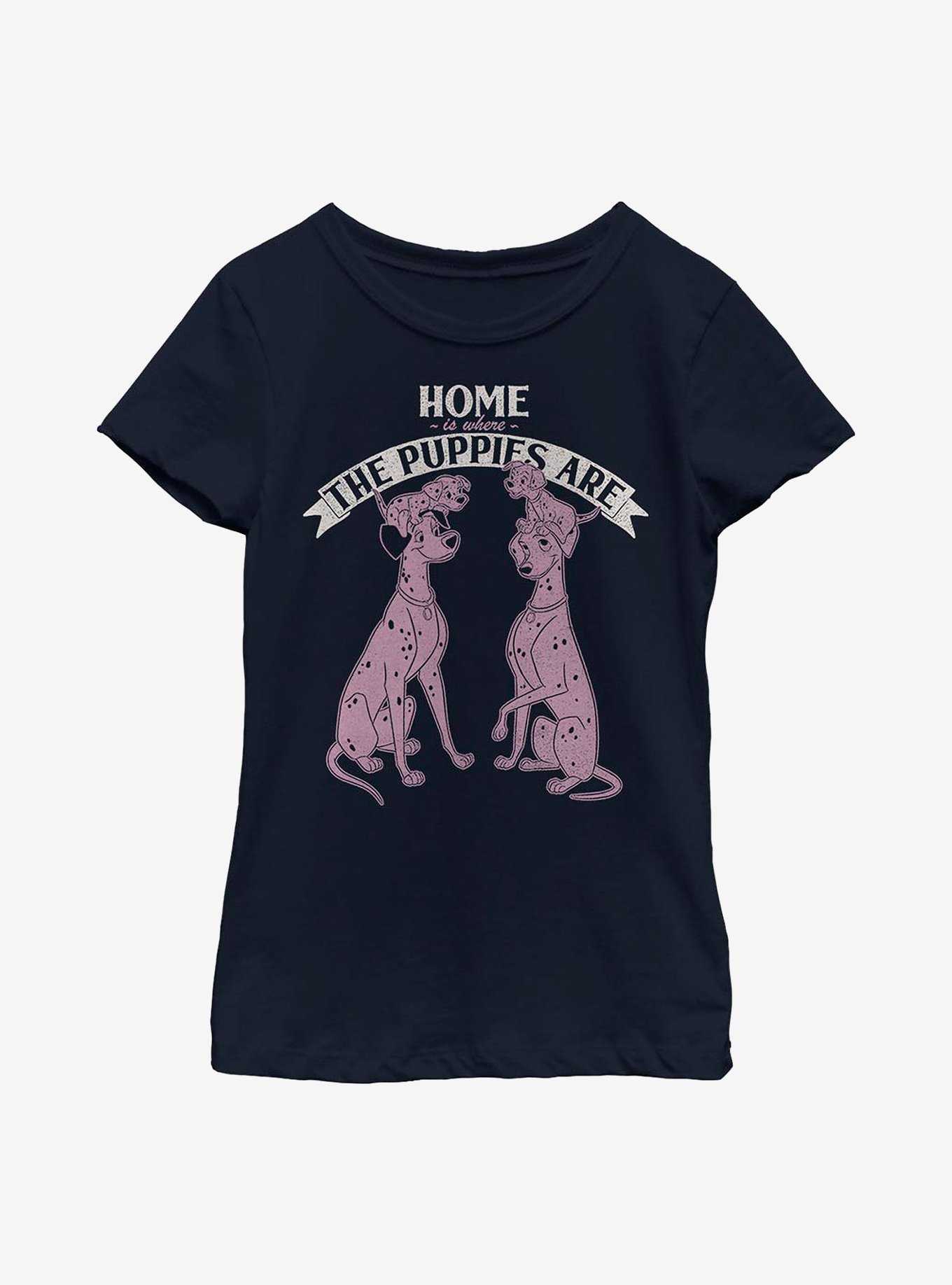 Disney 101 Dalmatians Home Sweet Dogs Youth Girls T-Shirt, , hi-res