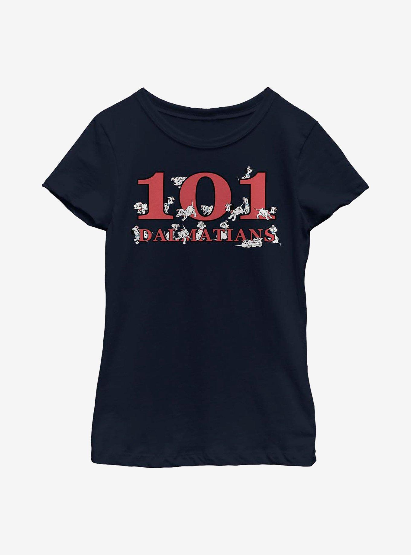 Disney 101 Dalmatians Logo Pups Youth Girls T-Shirt, , hi-res