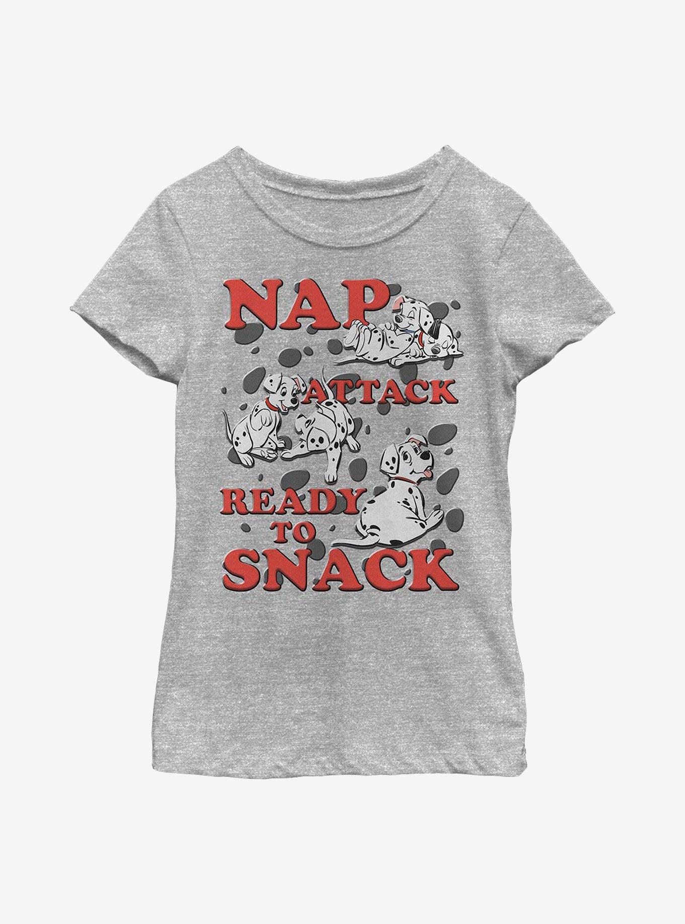 Disney 101 Dalmatians Nap Attack Snack Pups Youth Girls T-Shirt, , hi-res