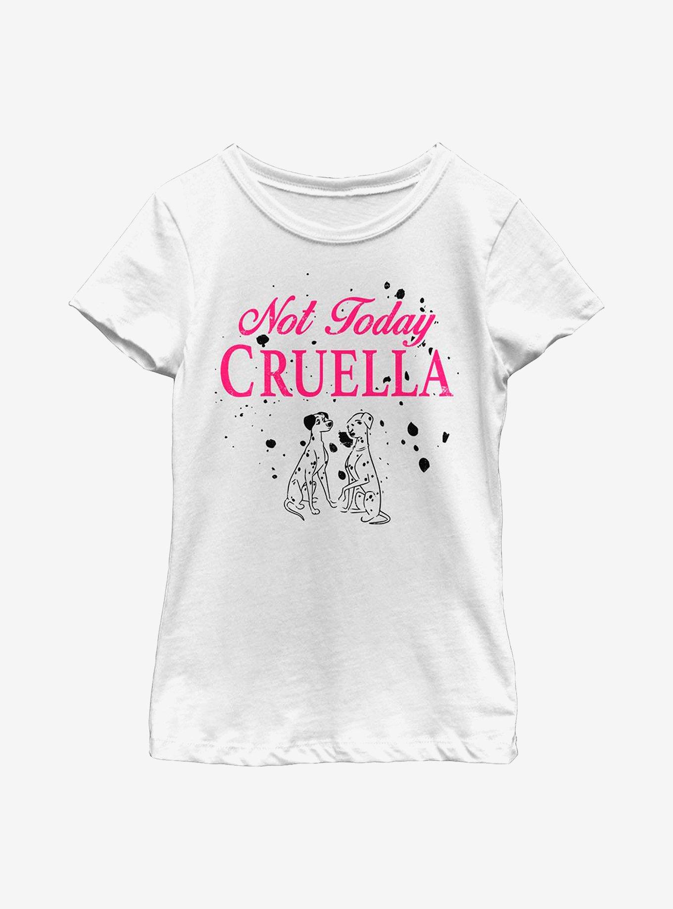 Disney 101 Dalmatians Not Today Youth Girls T-Shirt