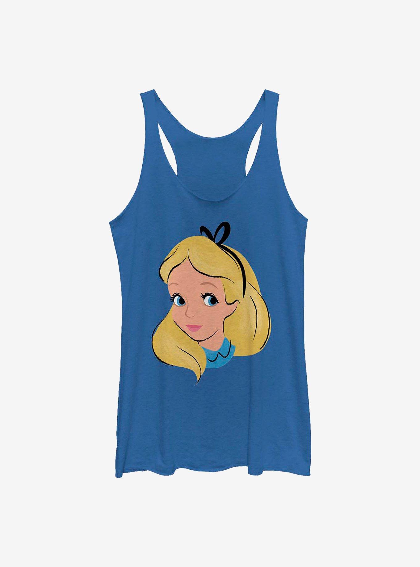Disney Alice In Wonderland Big Face Womens Tank Top, , hi-res