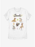 Disney Bambi Textbook Womens T-Shirt, WHITE, hi-res