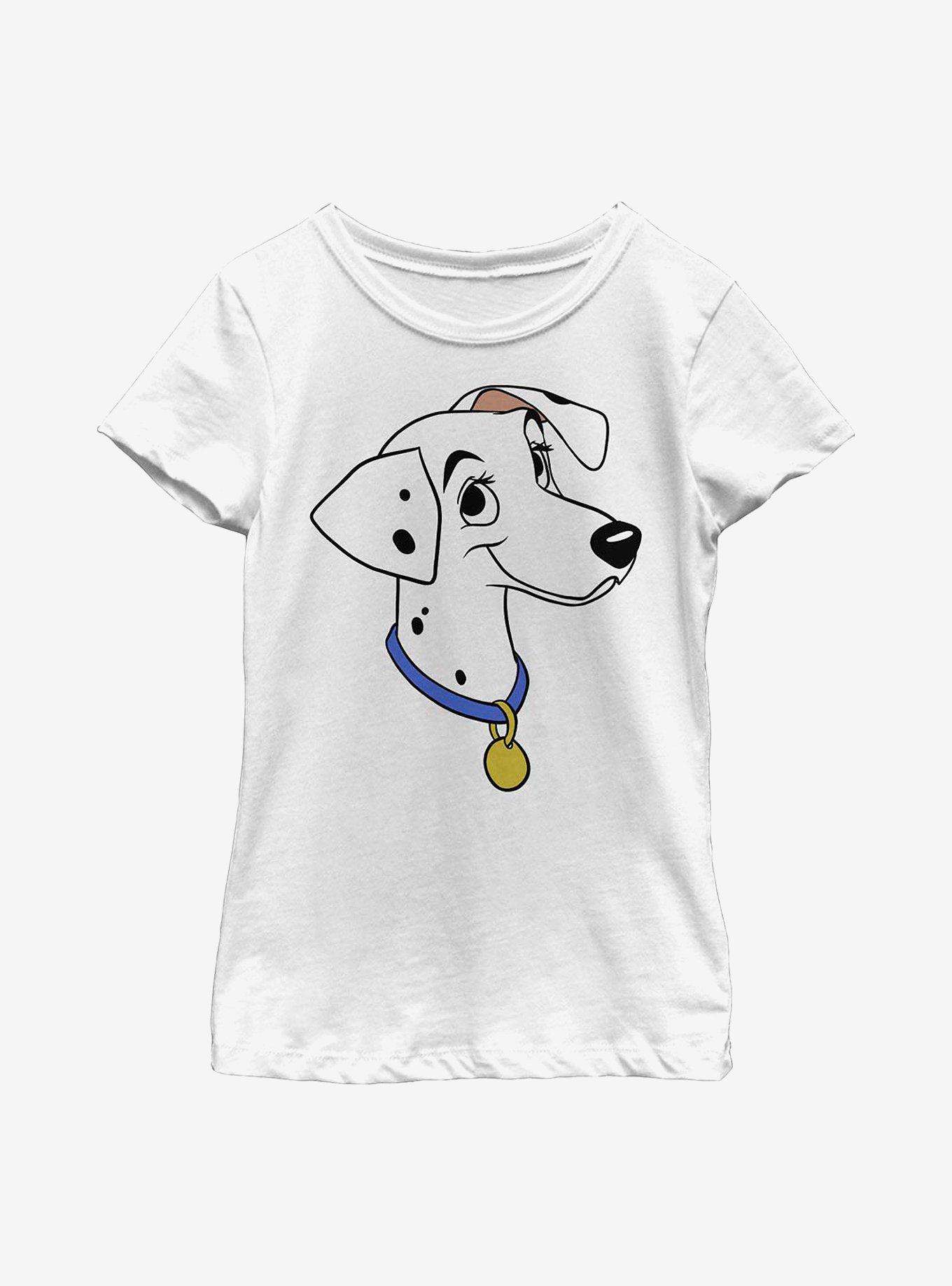 Disney 101 Dalmatians Perdita Big Face Youth Girls T-Shirt, , hi-res