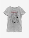 Disney 101 Dalmatians Puppy Names Youth Girls T-Shirt, ATH HTR, hi-res