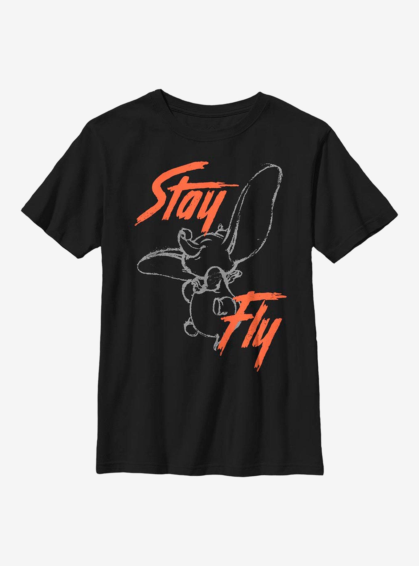 Disney Dumbo Stay Fly Street Youth T-Shirt, , hi-res