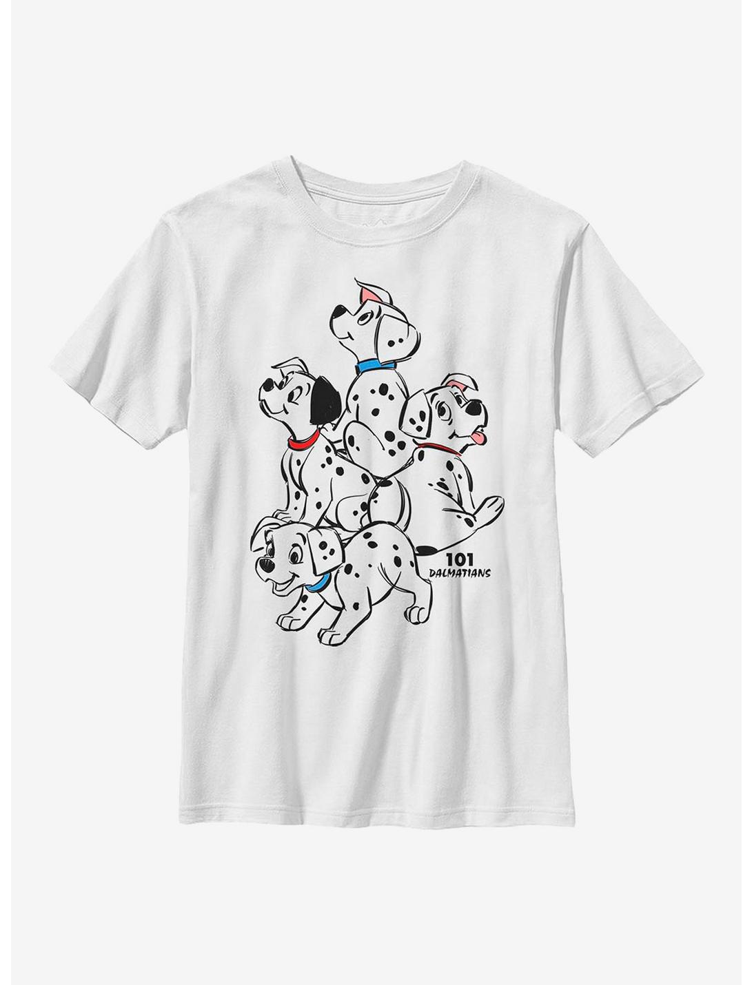 Disney 101 Dalmatians Big Pups Youth T-Shirt, WHITE, hi-res