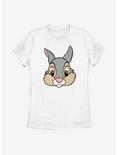 Disney Bambi Thumper Big Face Womens T-Shirt, WHITE, hi-res