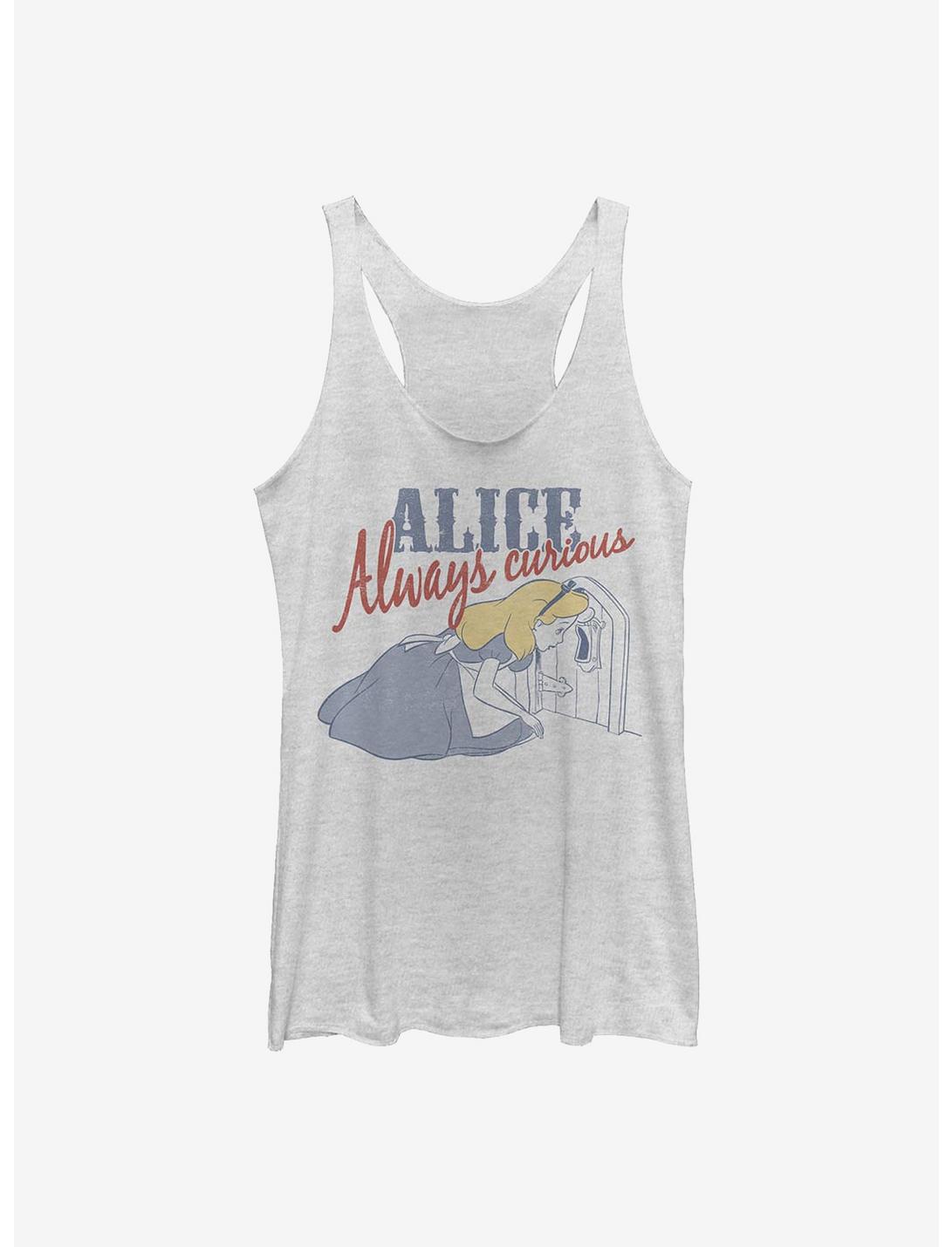 Disney Alice In Wonderland Vintage Alice Womens Tank Top, WHITE HTR, hi-res