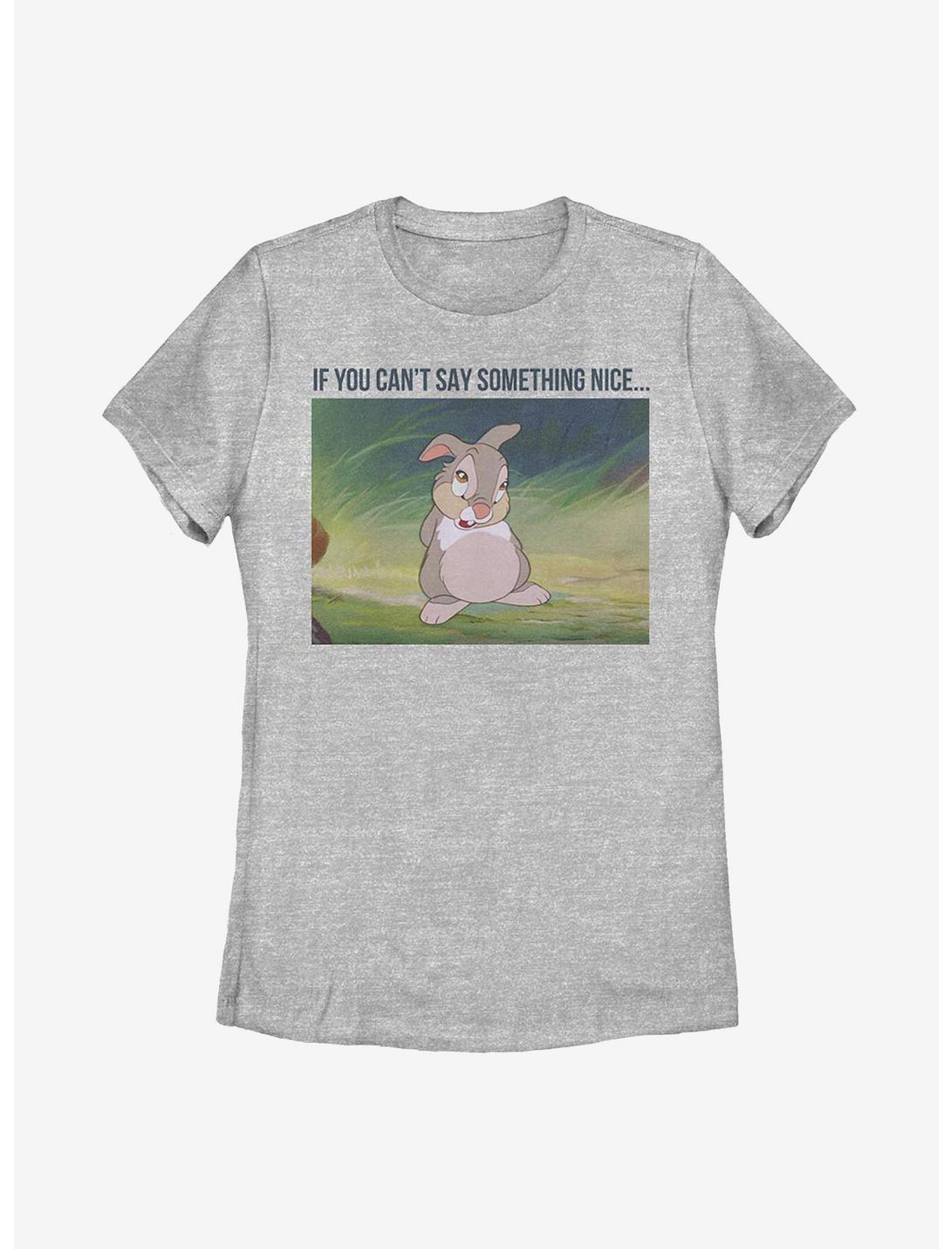 Disney Bambi Thumper Meme Womens T-Shirt, ATH HTR, hi-res