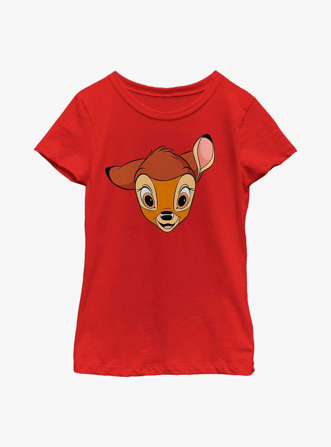 Disney Bambi Big Face Youth Girls T-Shirt, , hi-res