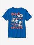 Disney 101 Dalmatians Nap Attack Snack Pups Youth T-Shirt, ROYAL, hi-res
