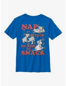 Disney 101 Dalmatians Nap Attack Snack Pups Youth T-Shirt, , hi-res