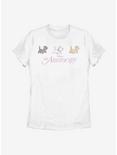 Disney The Aristocats Railroad Walk Womens T-Shirt, WHITE, hi-res