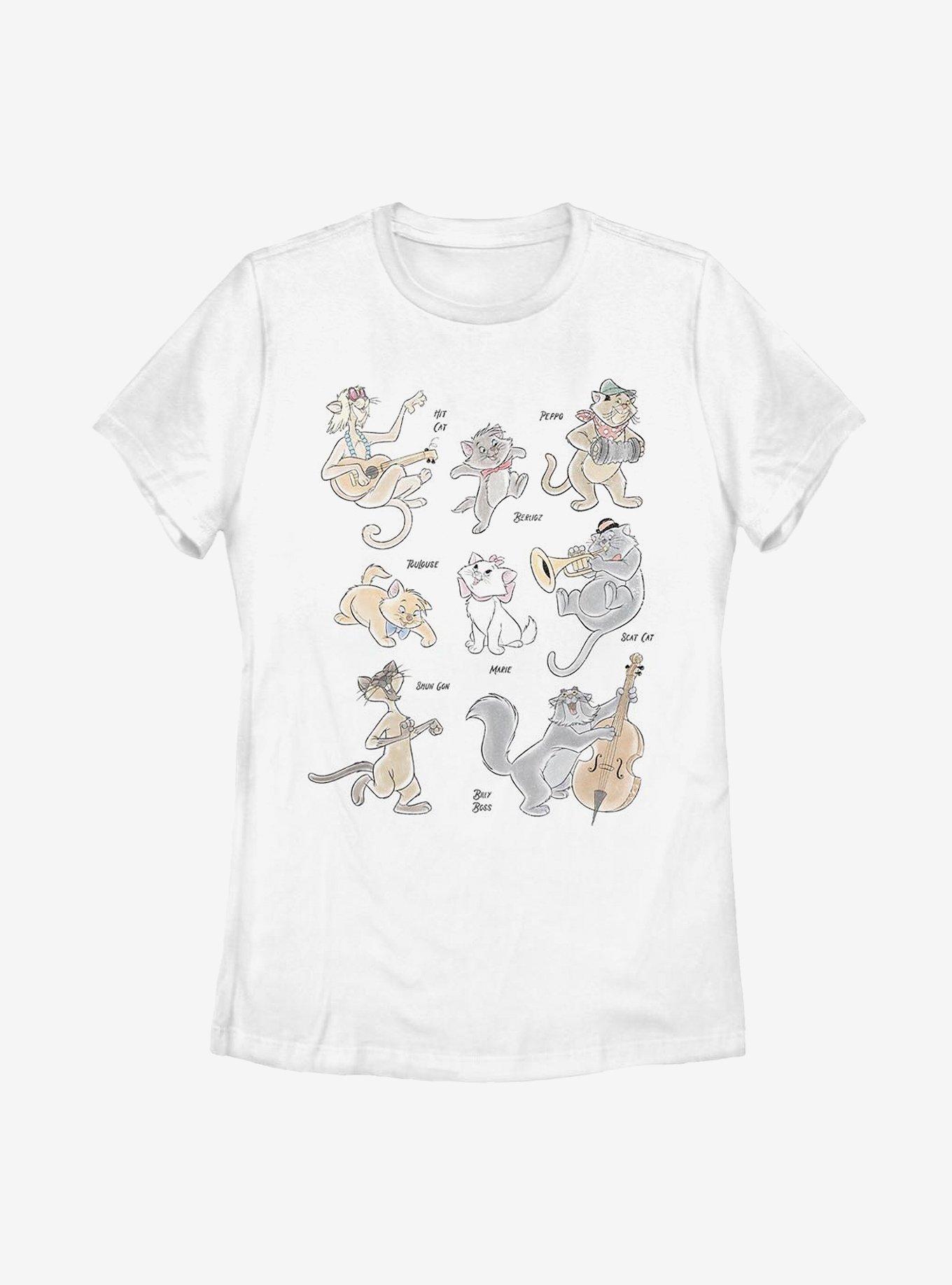 Disney The Aristocats Group Womens T-Shirt, , hi-res