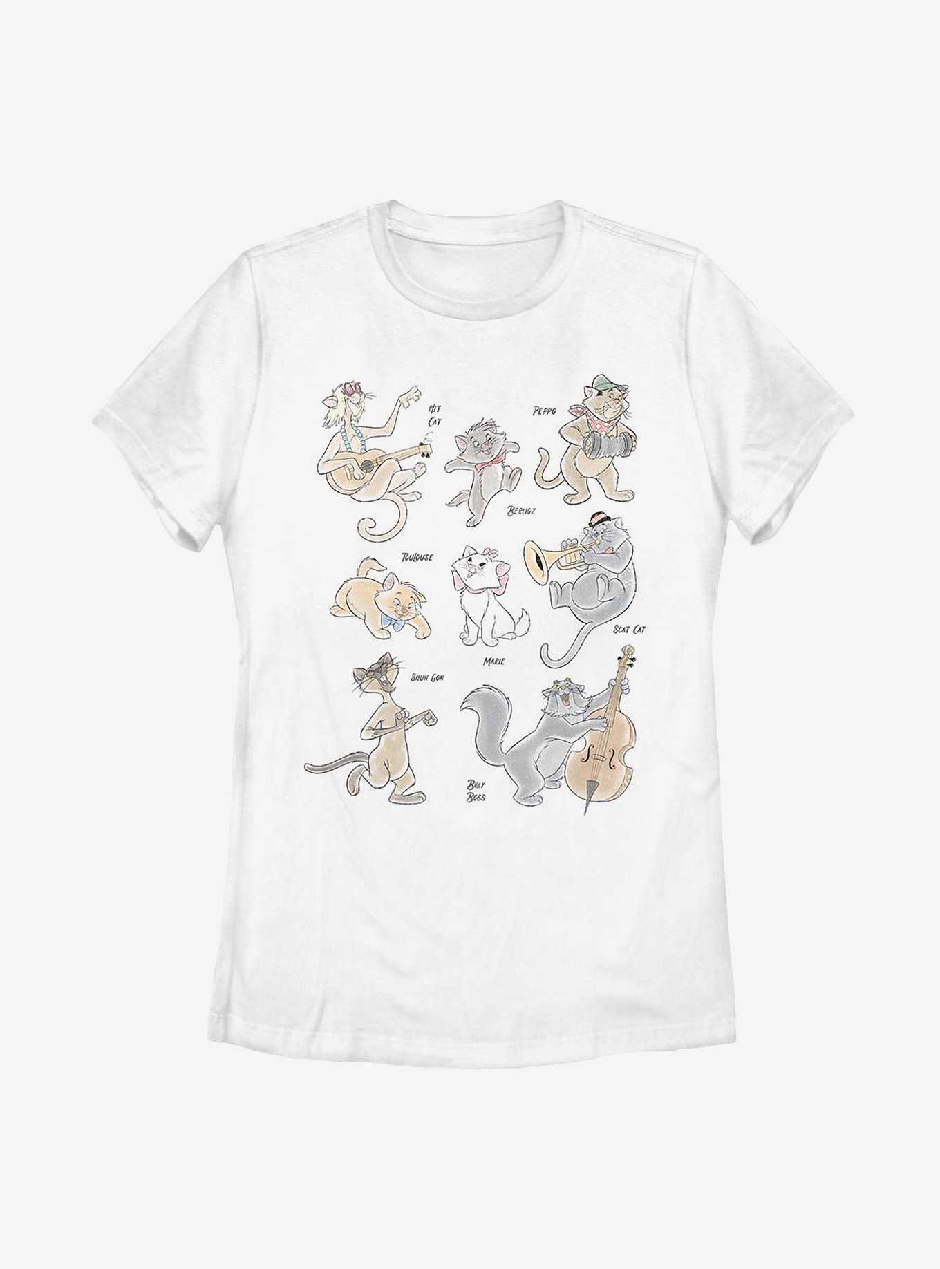 Disney The Aristocats Group Womens T-Shirt, , hi-res