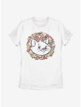 Disney The Aristocats Circle Floral Marie Womens T-Shirt, WHITE, hi-res