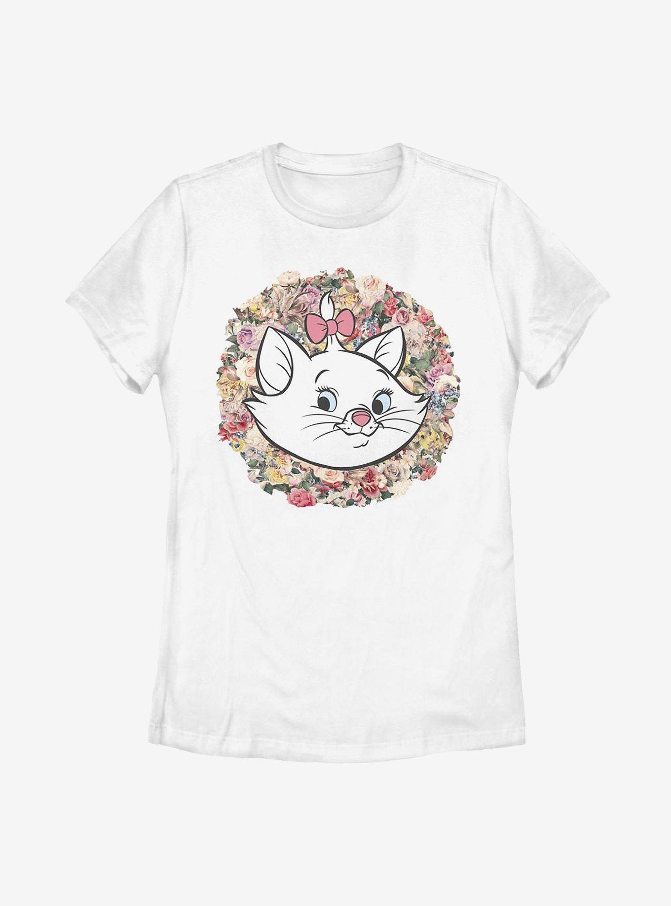 Disney The Aristocats Circle Floral Marie Womens T-Shirt, , hi-res