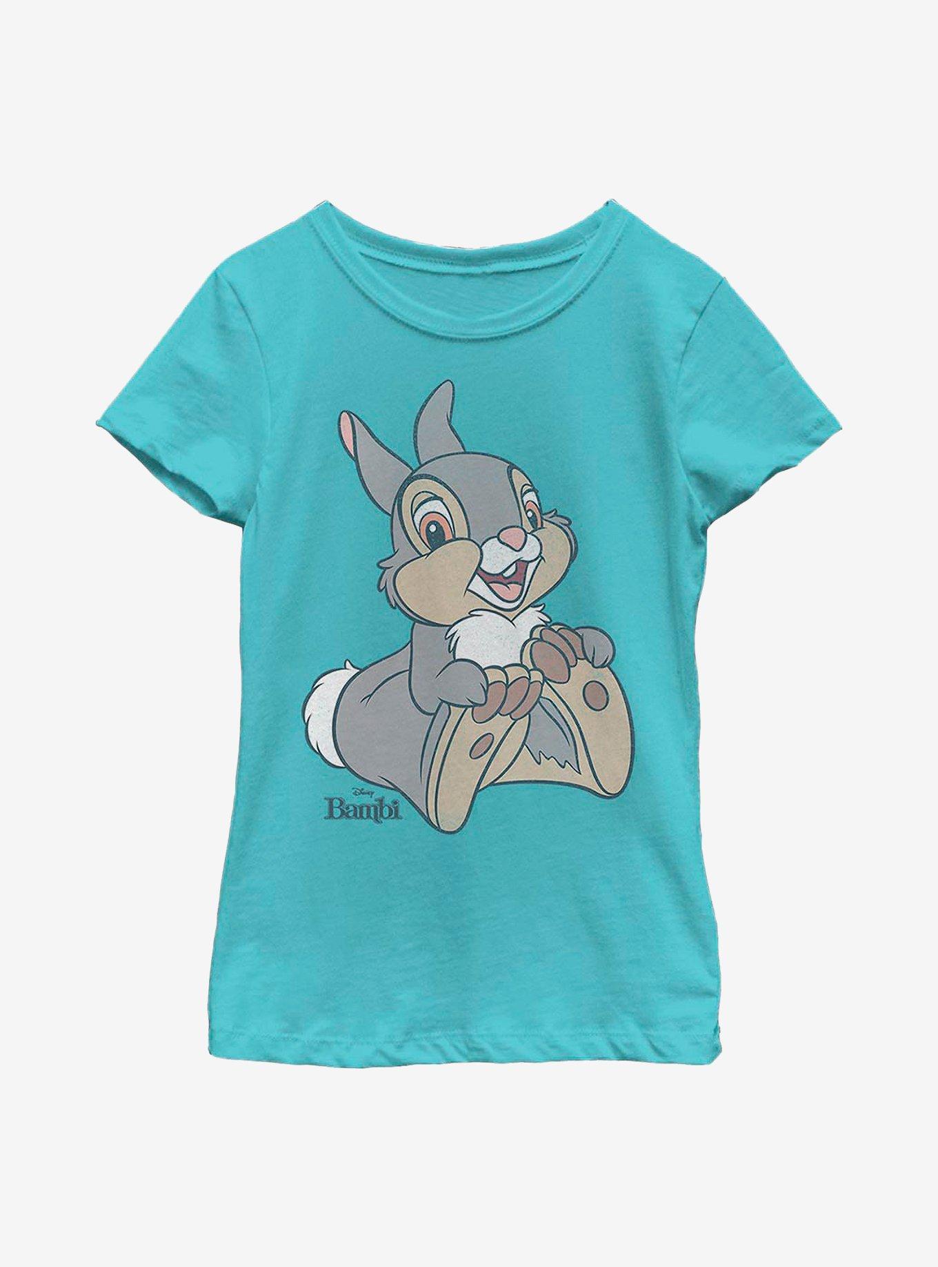 Disney Bambi Big Thumper Youth Girls T-Shirt, TAHI BLUE, hi-res