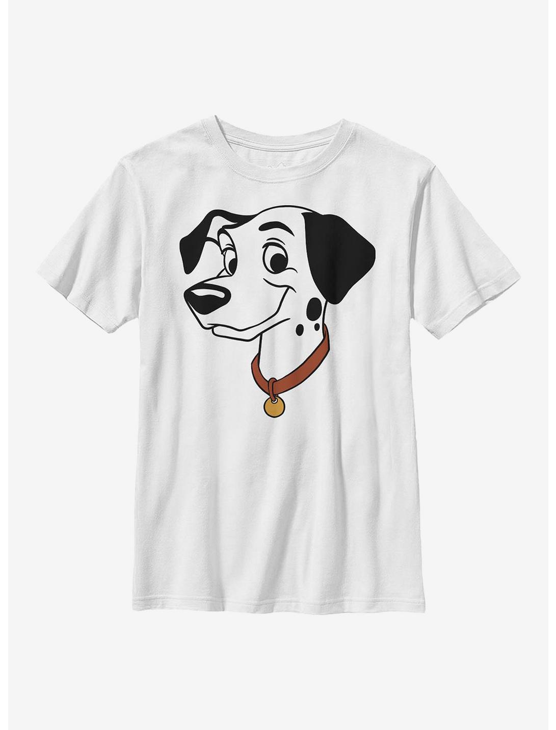 Disney 101 Dalmatians Pongo Big Face Youth T-Shirt, WHITE, hi-res