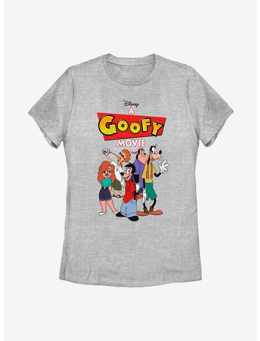 Disney A Goofy Movie Logo Group Womens T-Shirt, ATH HTR, hi-res