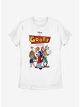 Disney A Goofy Movie Logo Group Womens T-Shirt, WHITE, hi-res
