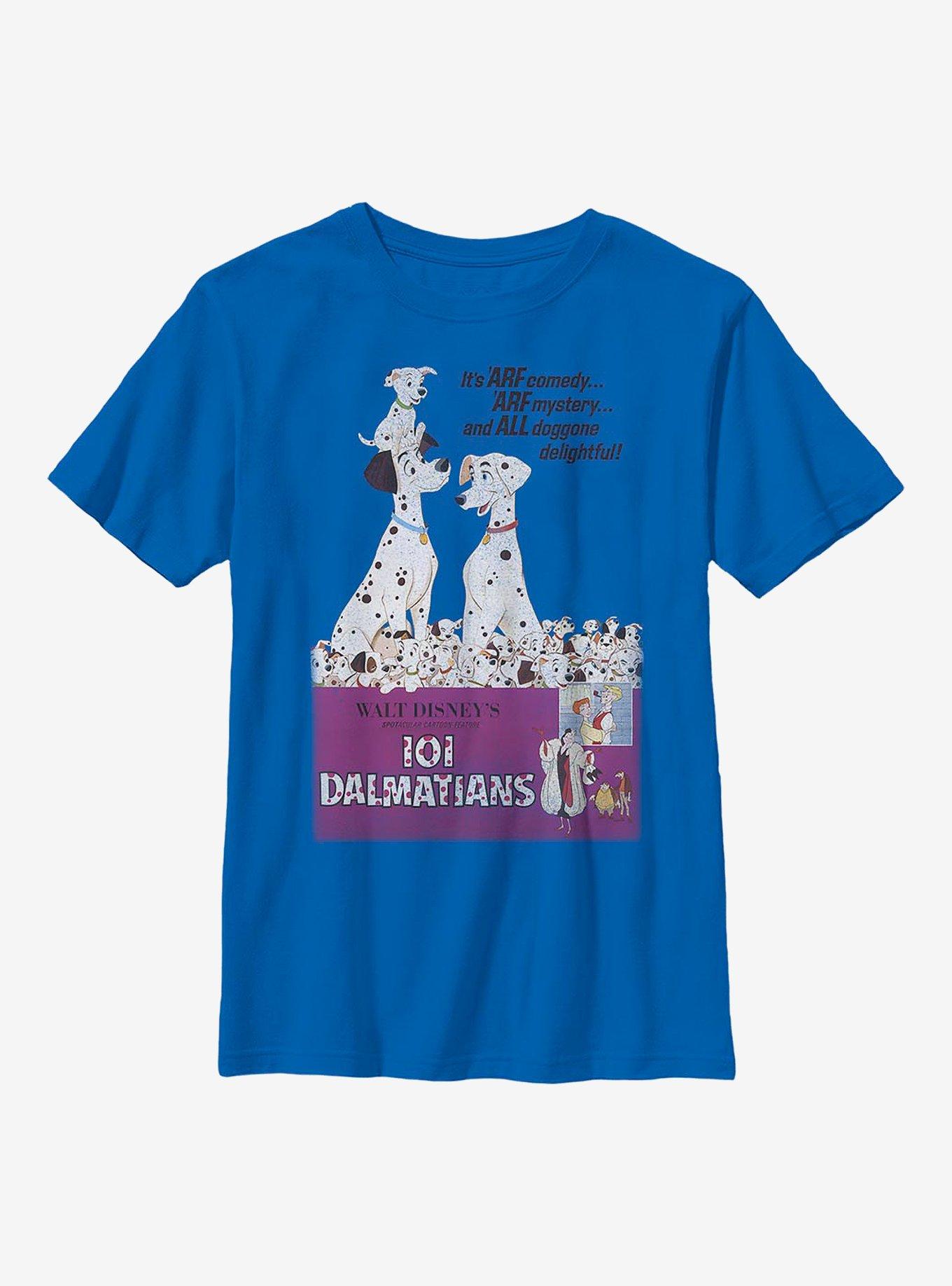 Disney 101 Dalmatians Vintage Poster Variant Youth T-Shirt, , hi-res