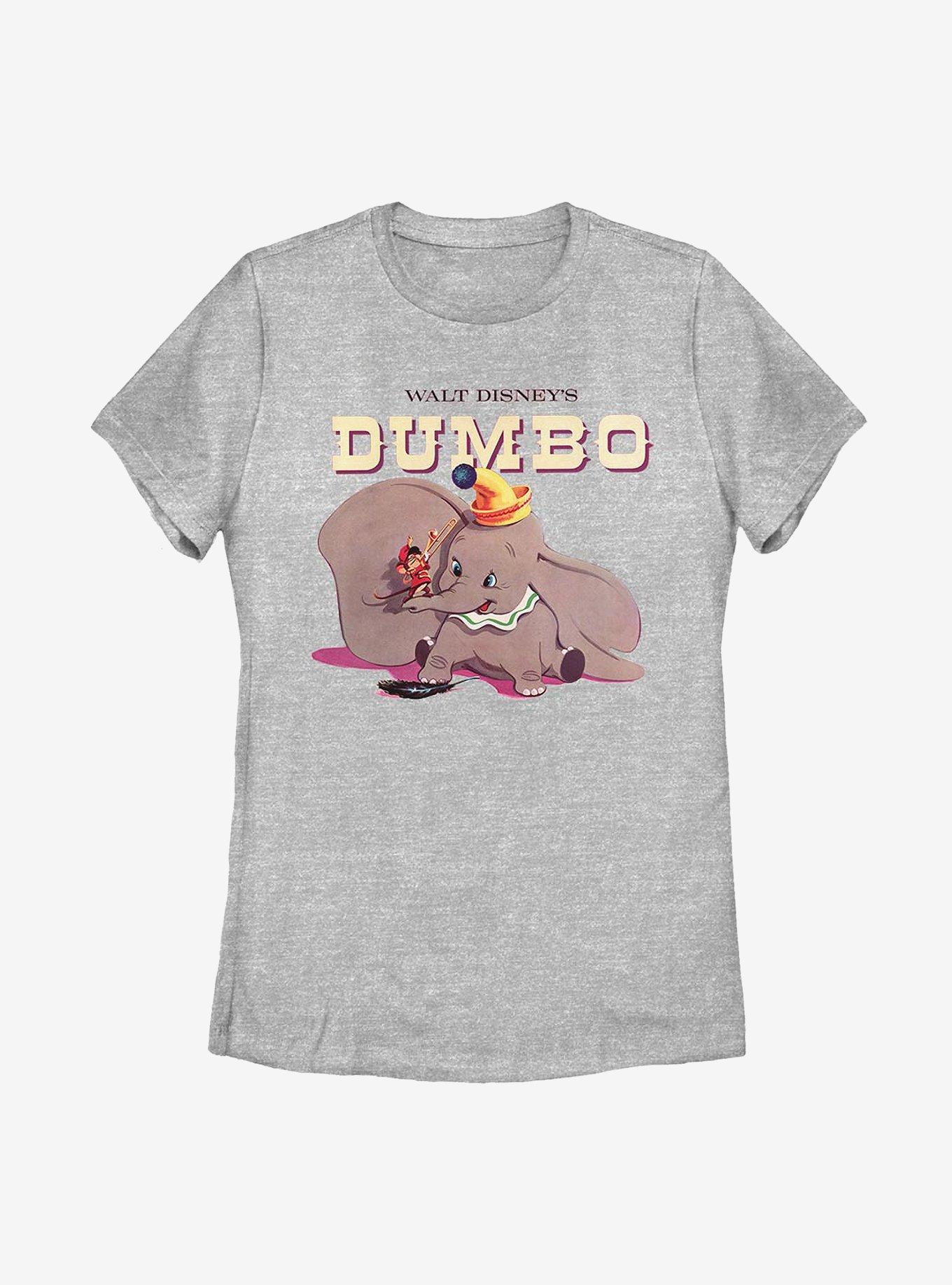 Disney Dumbo Classic Dumbo Womens T-Shirt, ATH HTR, hi-res