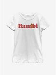 Disney Bambi Dream Big Youth Girls T-Shirt, WHITE, hi-res