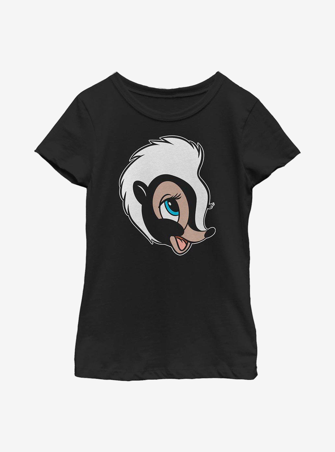 Disney Bambi Flower Big Face Youth Girls T-Shirt, , hi-res