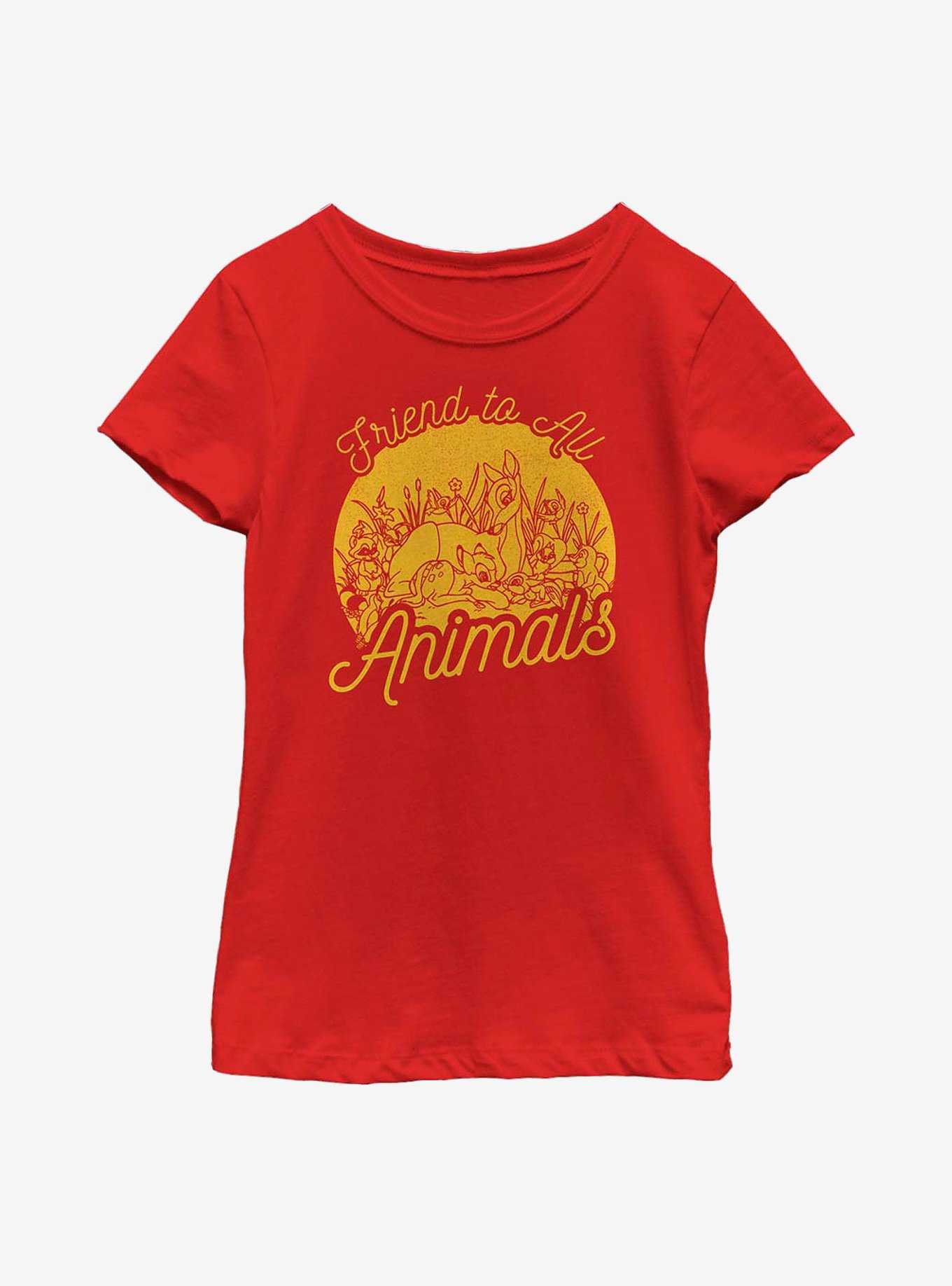 Disney Bambi Friend To Animals Youth Girls T-Shirt, , hi-res