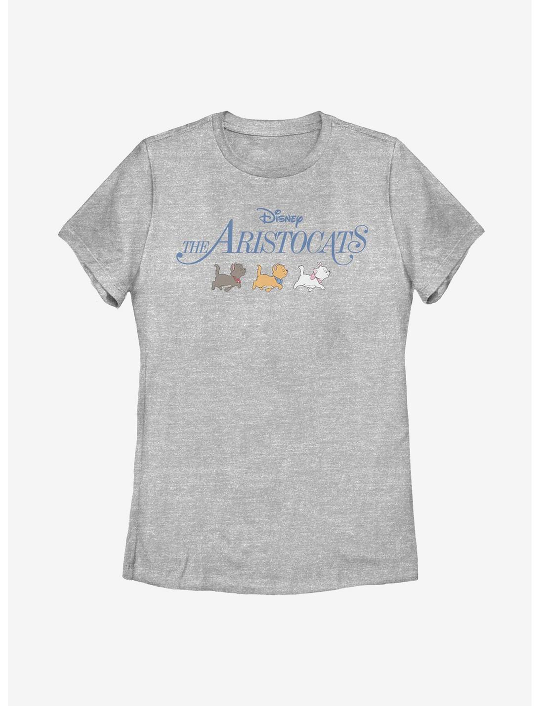 Disney The Aristocats Kitten Walk Logo Womens T-Shirt, ATH HTR, hi-res
