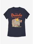 Disney Dumbo Classic Art Womens T-Shirt, NAVY, hi-res