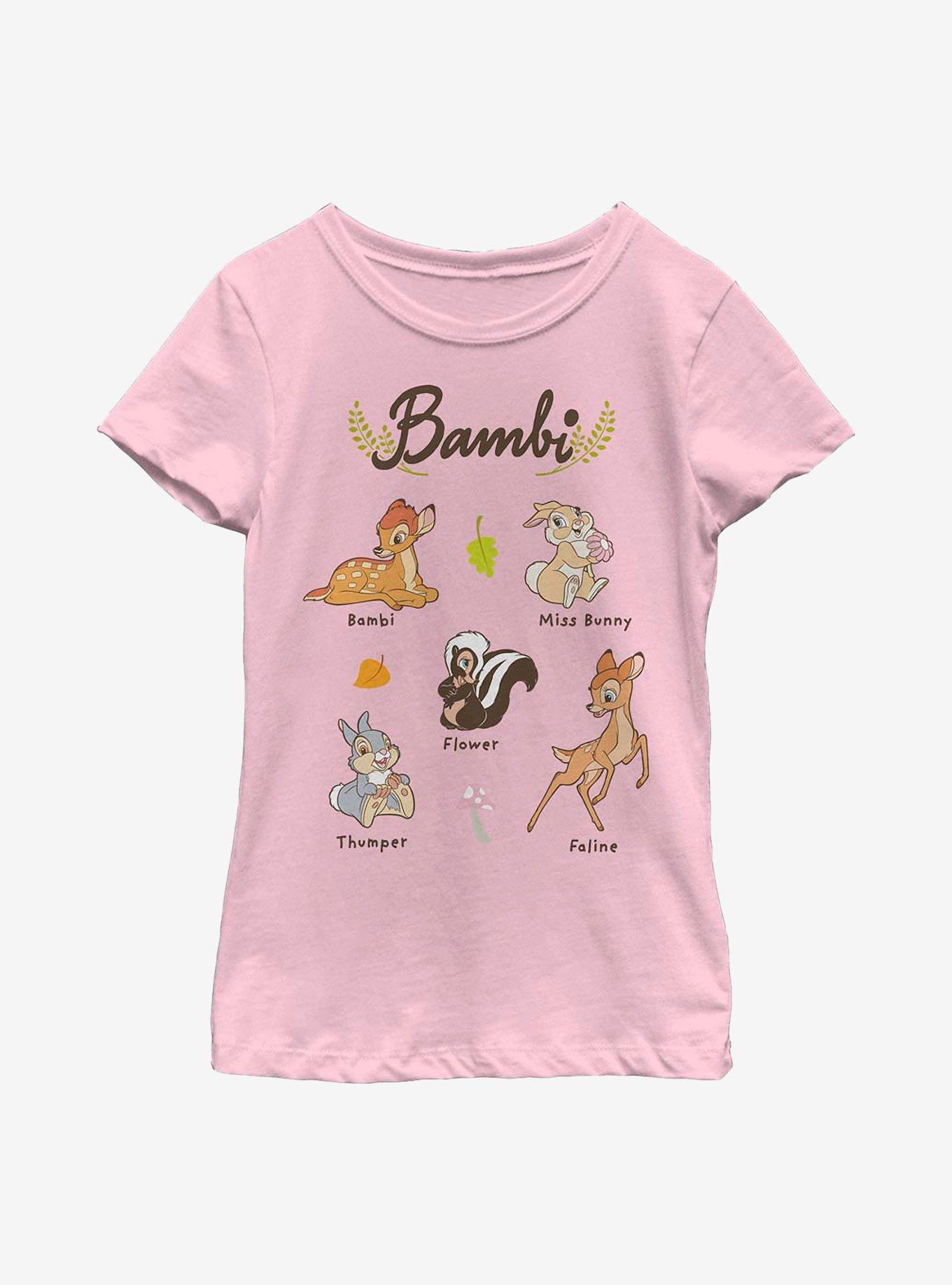 Disney Bambi Textbook Youth Girls T-Shirt, , hi-res
