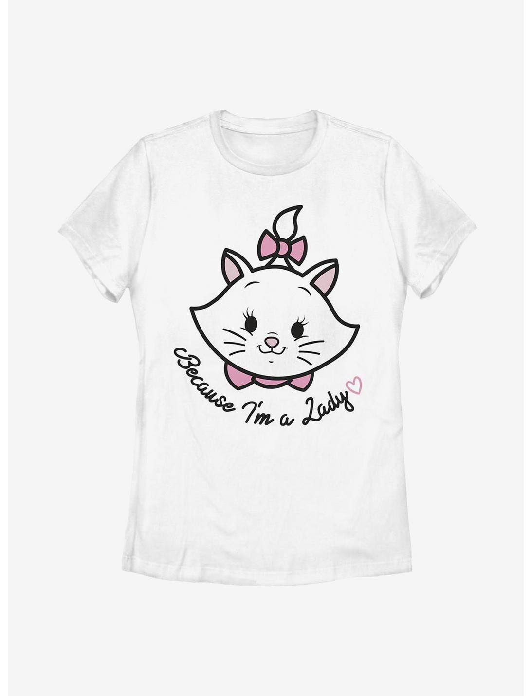 Disney The Aristocats Lady Faux Pocket Womens T-Shirt, WHITE, hi-res