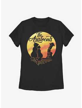 Disney The Aristocats Moon Silhouette Womens T-Shirt, , hi-res