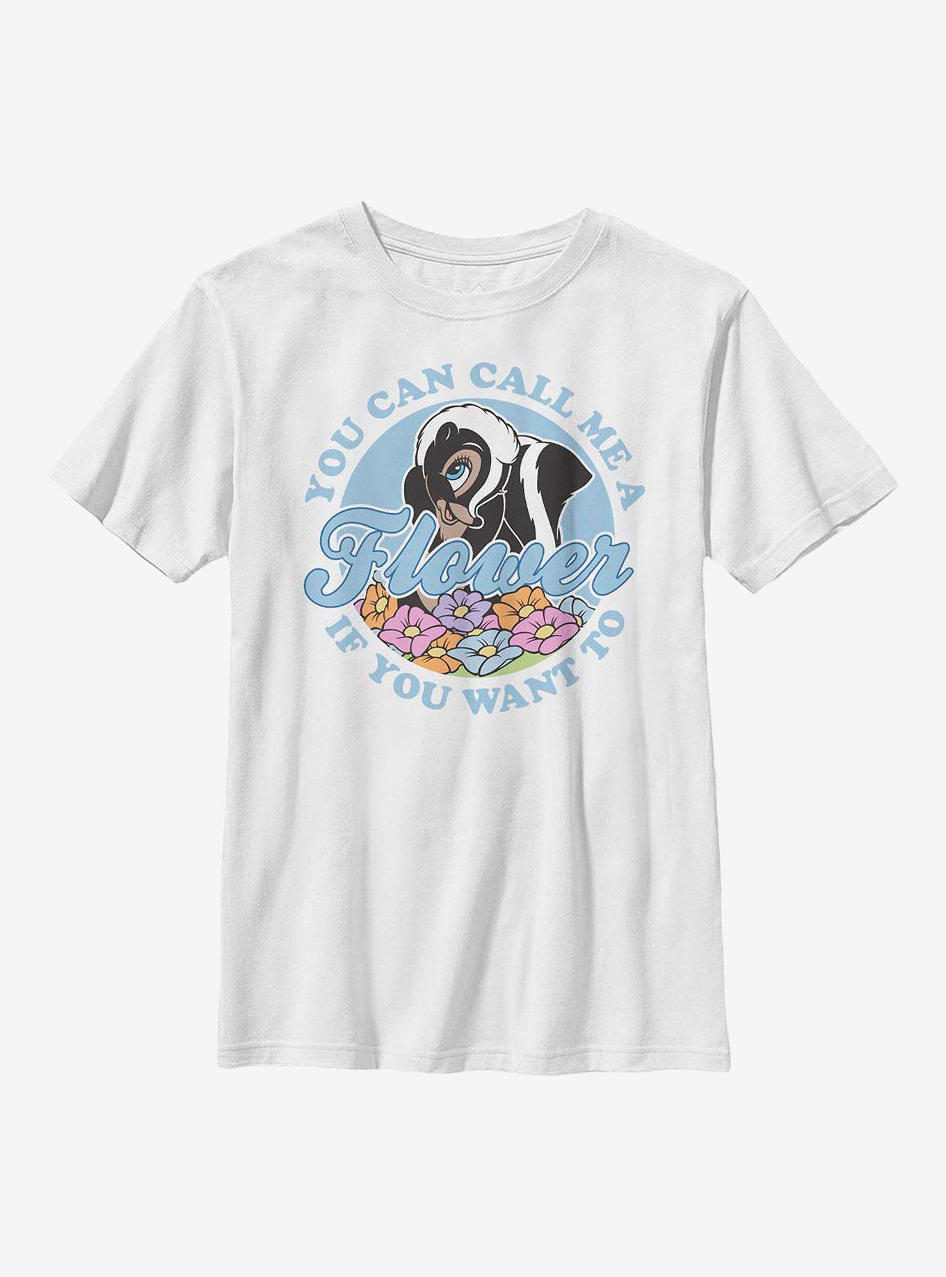 Disney Bambi Call Me A Flower Youth T-Shirt, , hi-res
