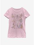 Disney The Aristocats Group Youth Girls T-Shirt, PINK, hi-res