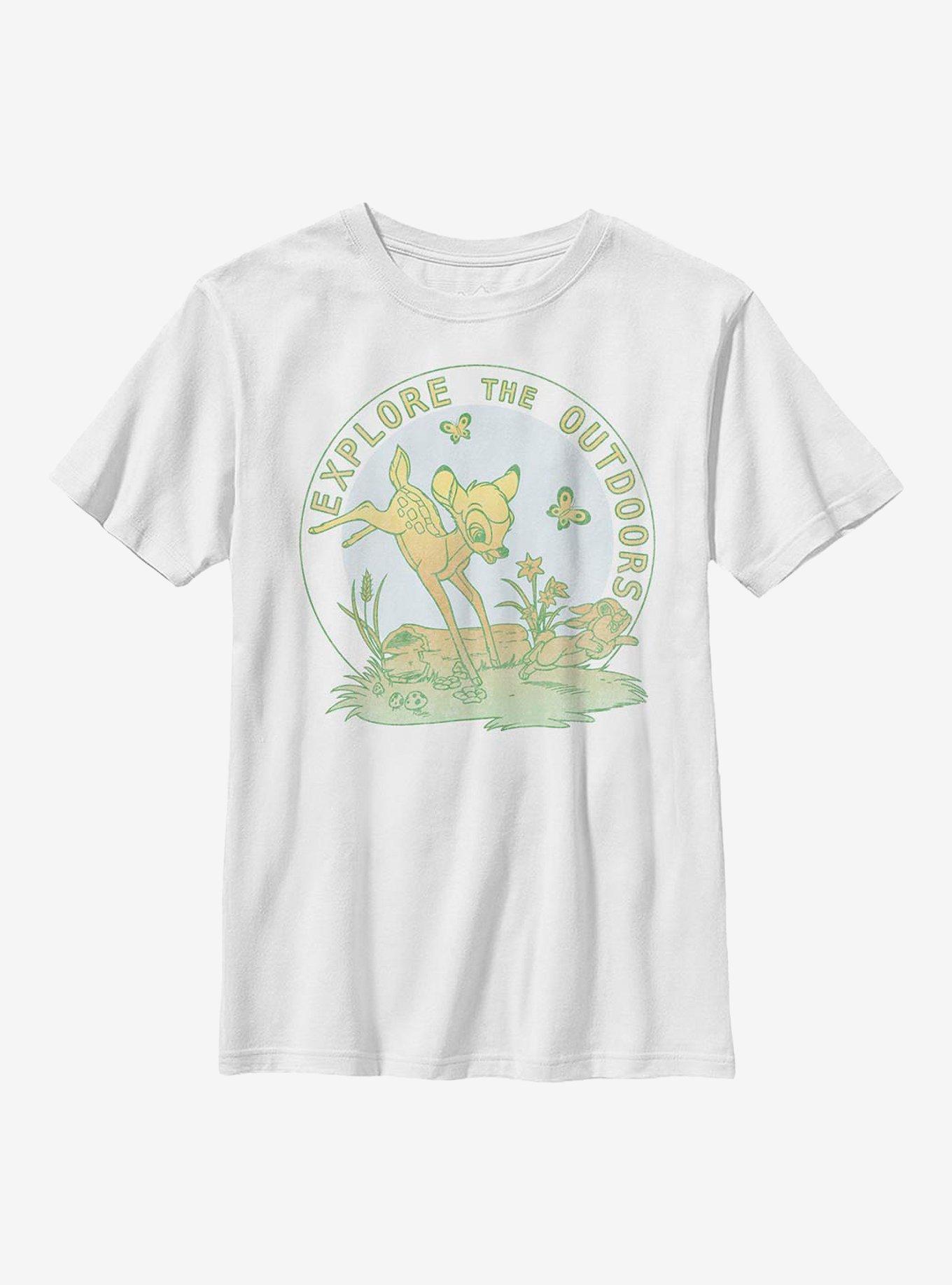 Disney Bambi Explore With Bambi Youth T-Shirt, , hi-res
