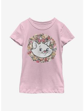 Disney The Aristocats Circle Floral Marie Youth Girls T-Shirt, , hi-res