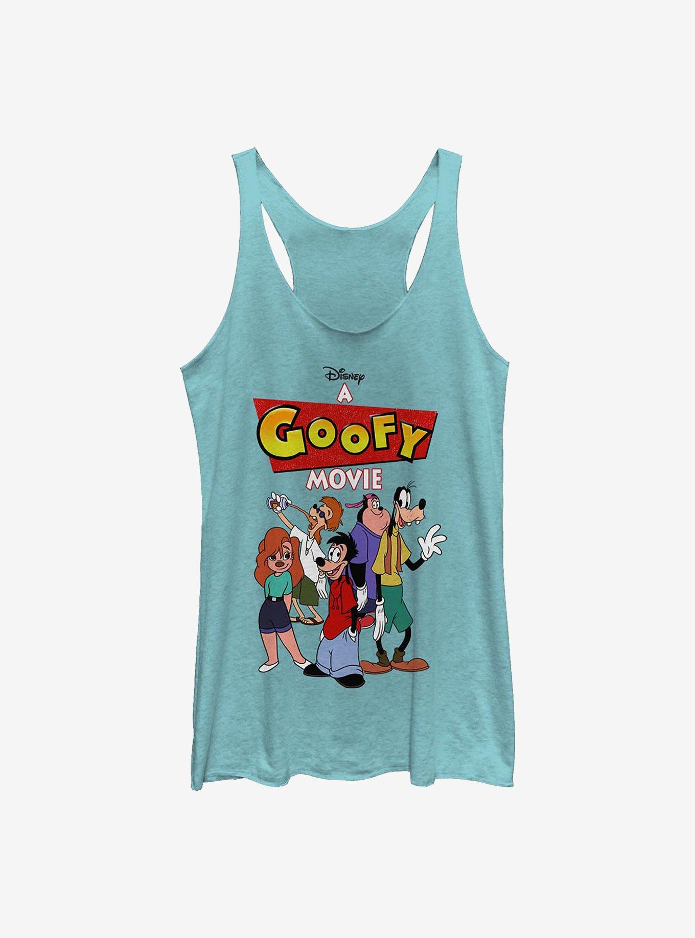 Disney A Goofy Movie Logo Group Womens Tank Top, TAHI BLUE, hi-res