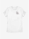 Disney Dumbo Faux Pocket Womens T-Shirt, WHITE, hi-res